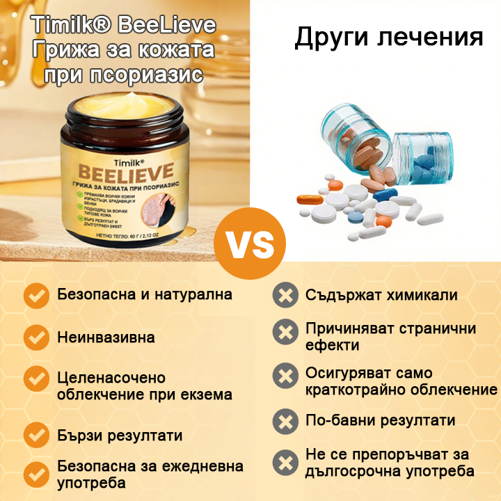 Timilk® BeeLieve Грижа за кожата при псориазис🎁
